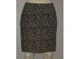 Leopard Print Velvet Short Skirt Jeffrey Halper Sz M